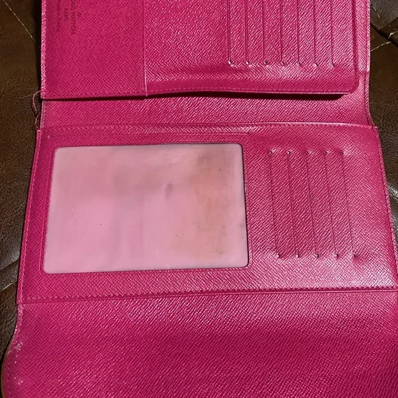 Louis Vuitton Murakami Eugenie Multicolor Trifold Long Wallet Pink - Picture 12 of 16